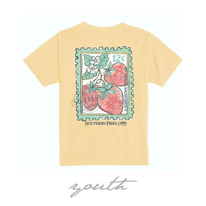Youth Strawberry Stamp Tee