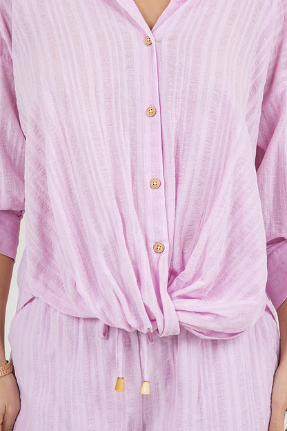 Lavender Haze Tie Top