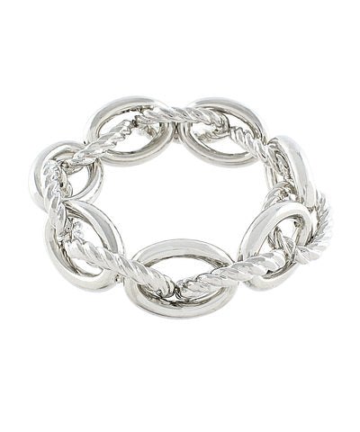 Oval Chain Roped Bracelet