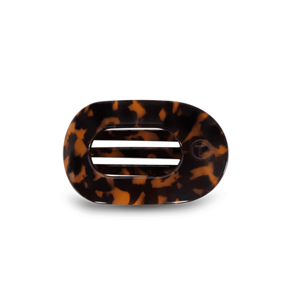 Small Teletie Flat Round Hair Clip