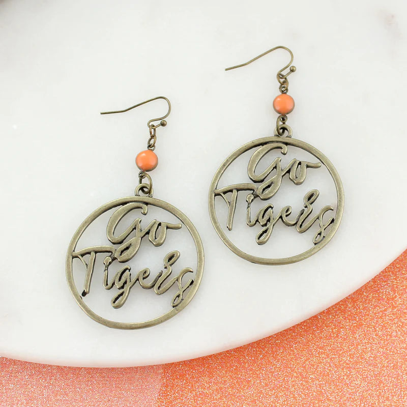Clemson Go Tigers Earrings