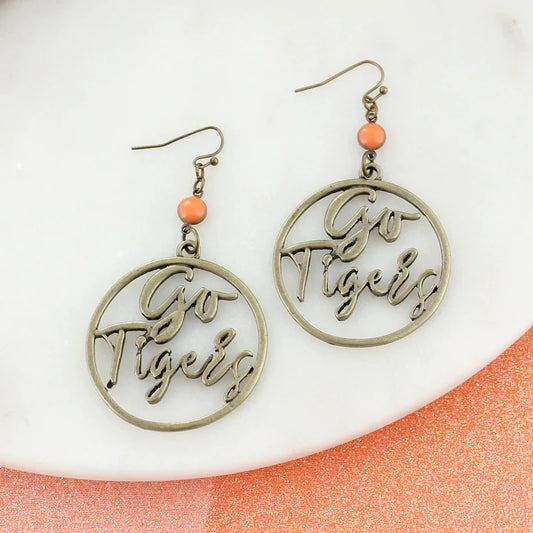 Clemson Go Tigers Earrings