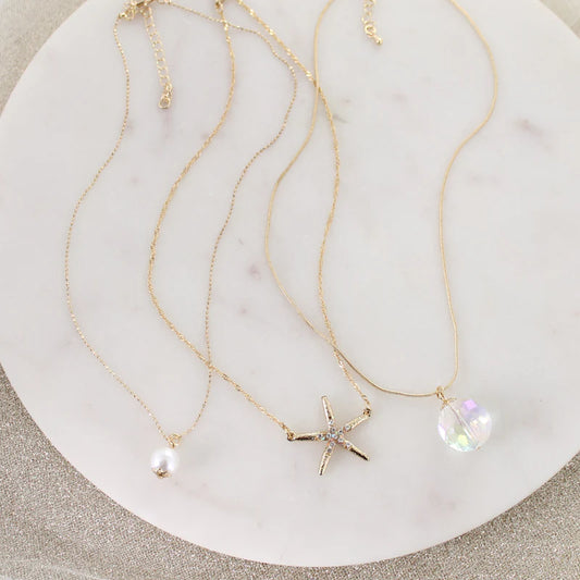 Starfish Trio Necklace