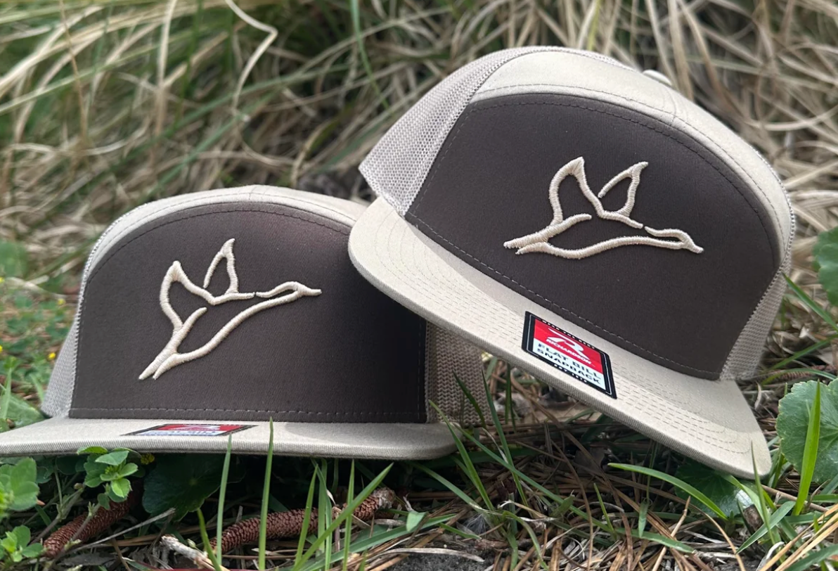 7 panel Khaki/Coffee Hat