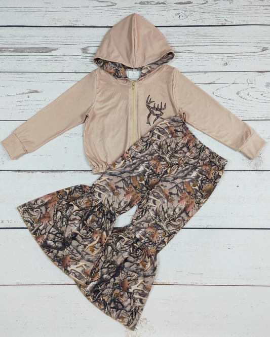 Girls Deer Camo Set