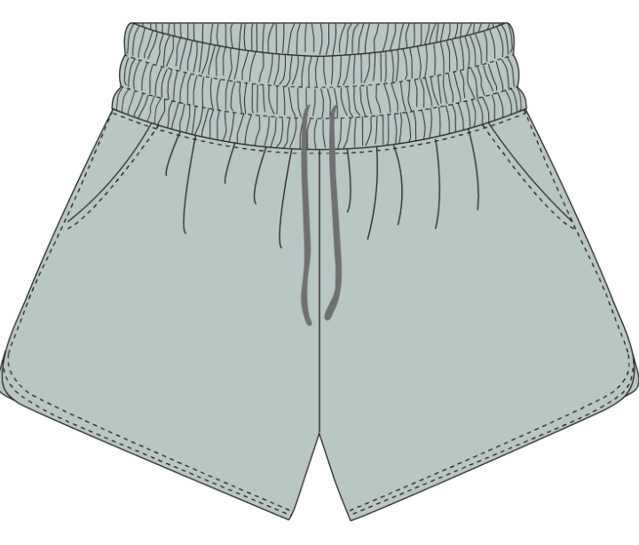 High Waisted Volley Shorts