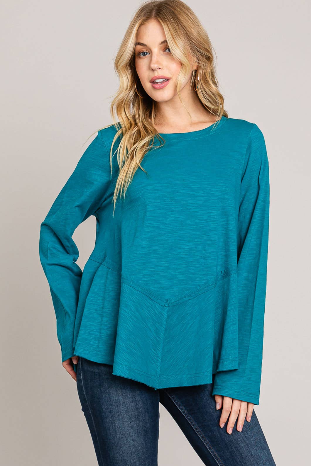 Jade Casual Cotton Top