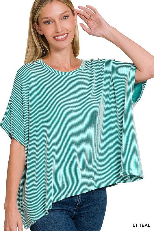 Taylin Teal Top