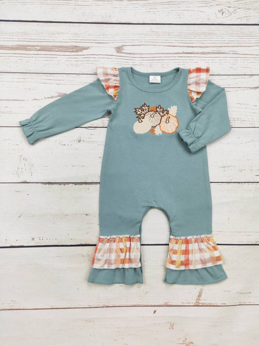 Baby Girl Pumpkin Romper