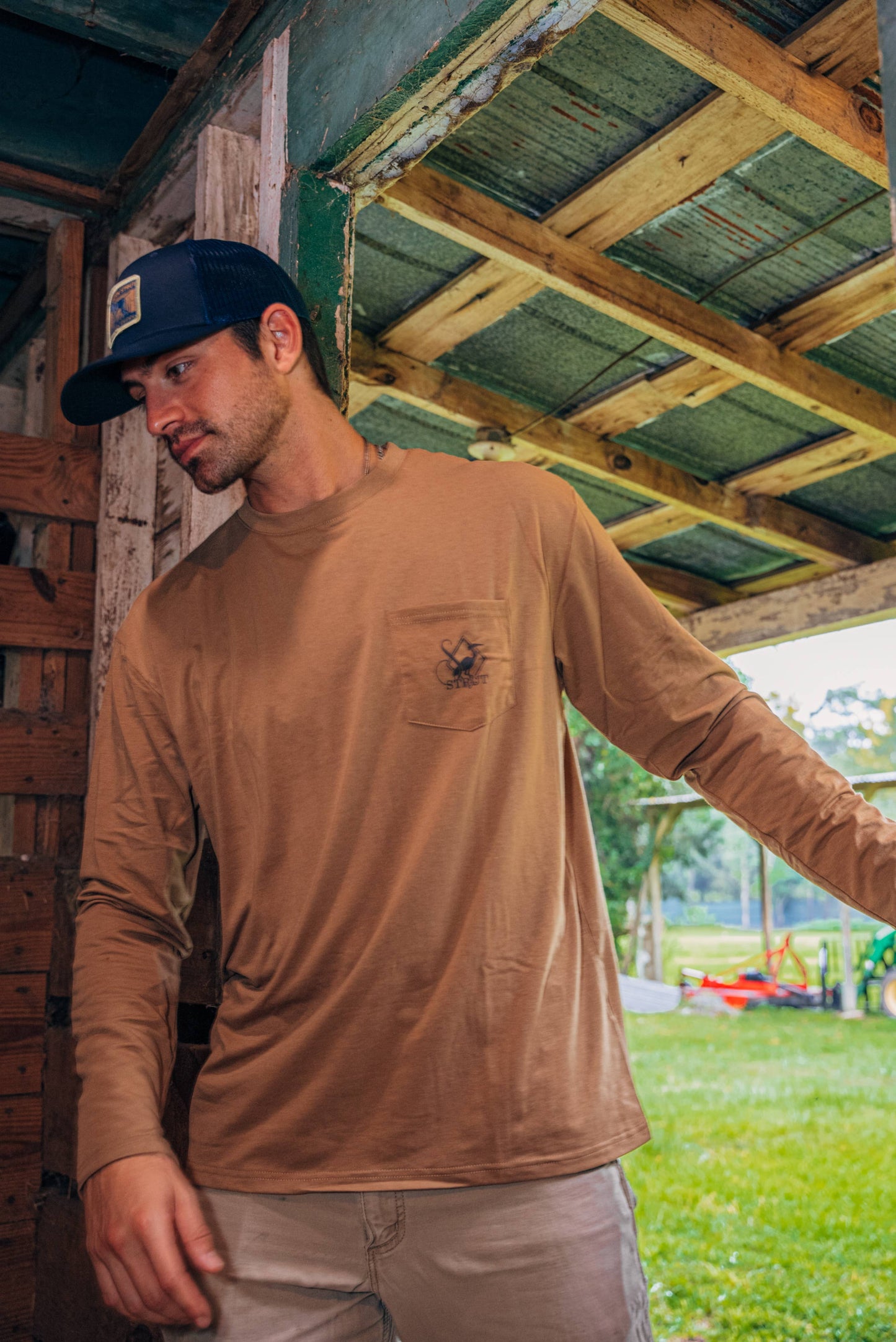 Long Sleeve Navy Shirt