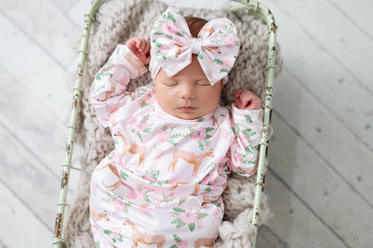 Cowgirl Baby Gown: 0-3 Months