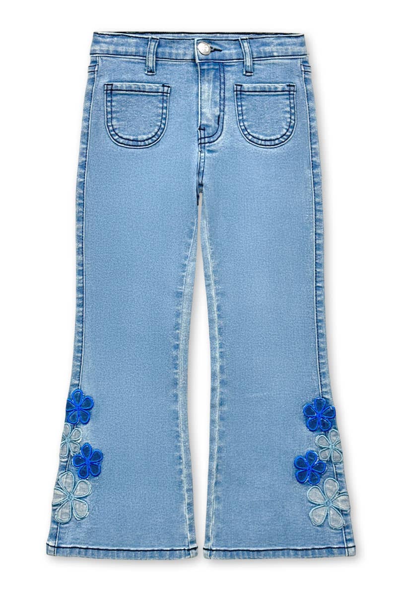 Toddler Flower Jeans