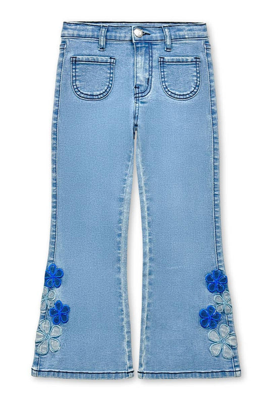 Toddler Flower Jeans