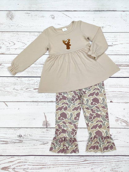 Girls Deer Camo Set