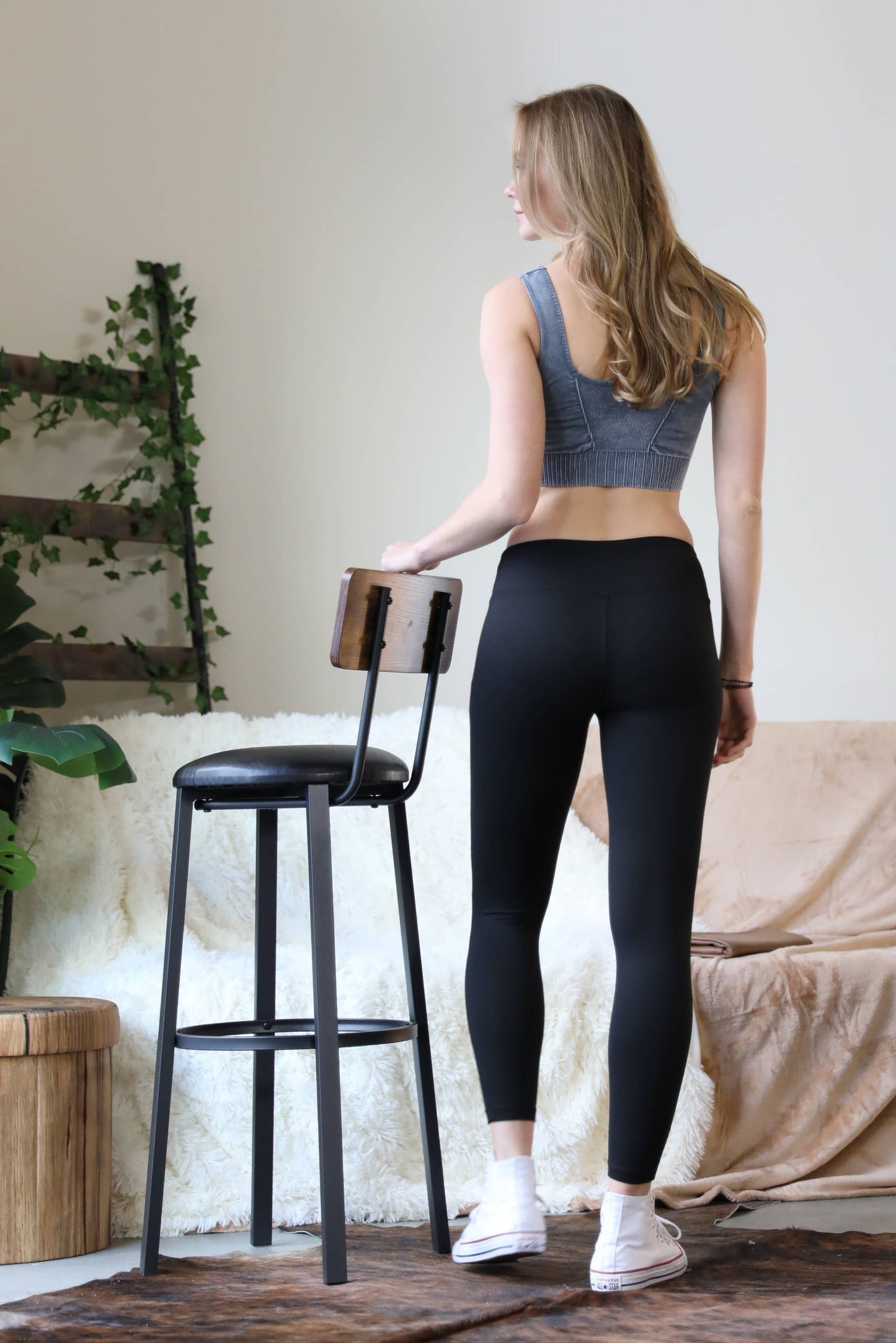 Black Microfiber Leggings